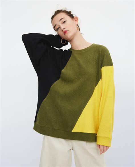 zara women sweatshirt